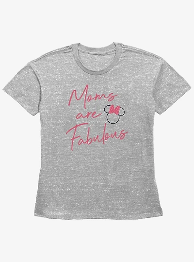 Disney Minnie Mouse Moms Are Fabulous Girls Straight Fit T-Shirt