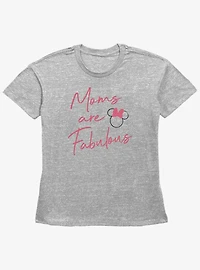 Disney Minnie Mouse Moms Are Fabulous Girls Straight Fit T-Shirt