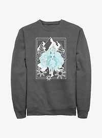 Pokemon Ninetales Winter Scene Sweatshirt