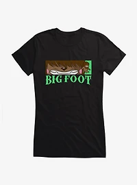 Chibi Cryptids Big Foot Smile Girls T-Shirt