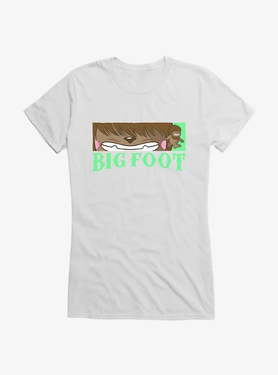 Chibi Cryptids Big Foot Smile Girls T-Shirt