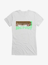 Chibi Cryptids Big Foot Smile Girls T-Shirt
