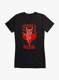 Chibi Cryptids Jersey Devil Girls T-Shirt