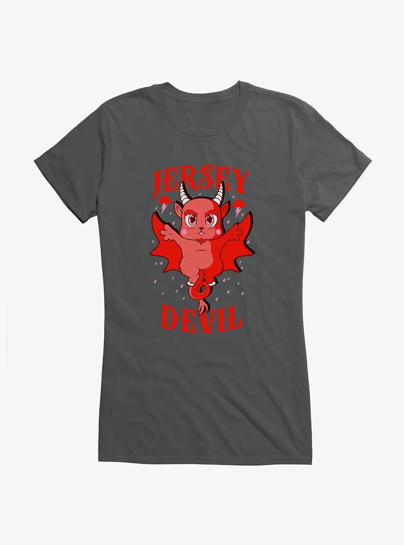 Chibi Cryptids Jersey Devil Girls T-Shirt