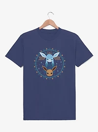Pokemon Eevee Glaceon Circle T-Shirt