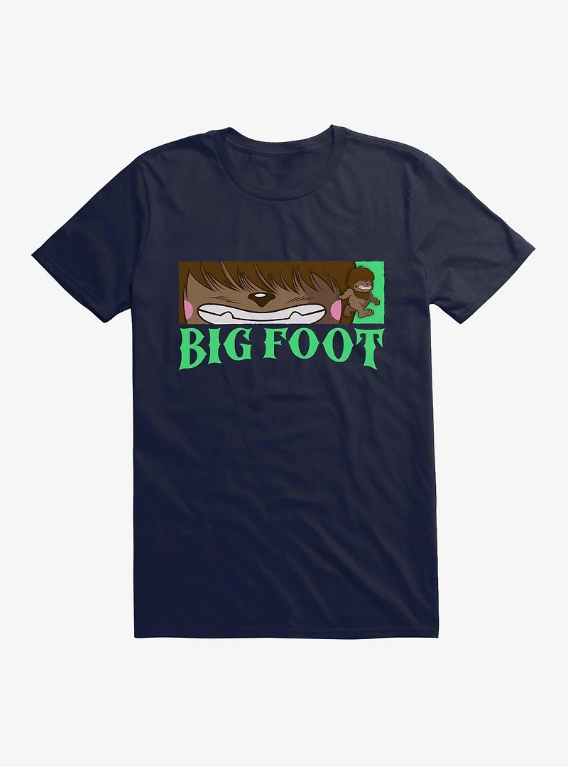 Chibi Cryptids Big Foot Smile T-Shirt