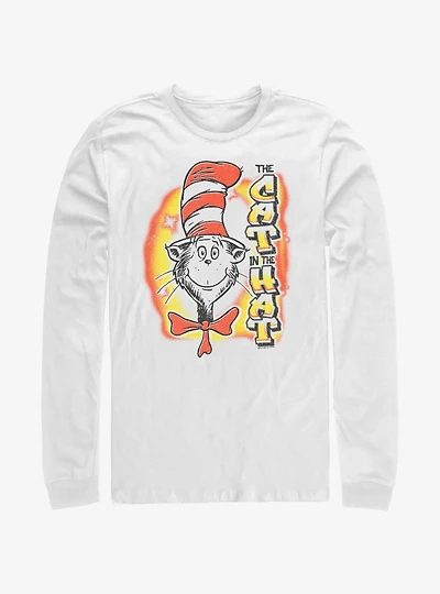 Dr. Seuss's Cat The Hat Spray Graffiti Long-Sleeve T-Shirt