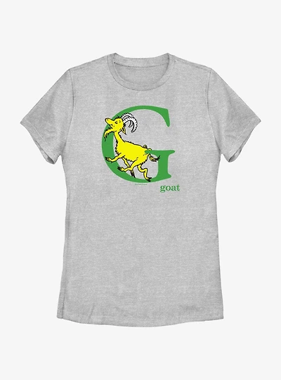 Dr. Seuss's Abc G For Goat Womens T-Shirt