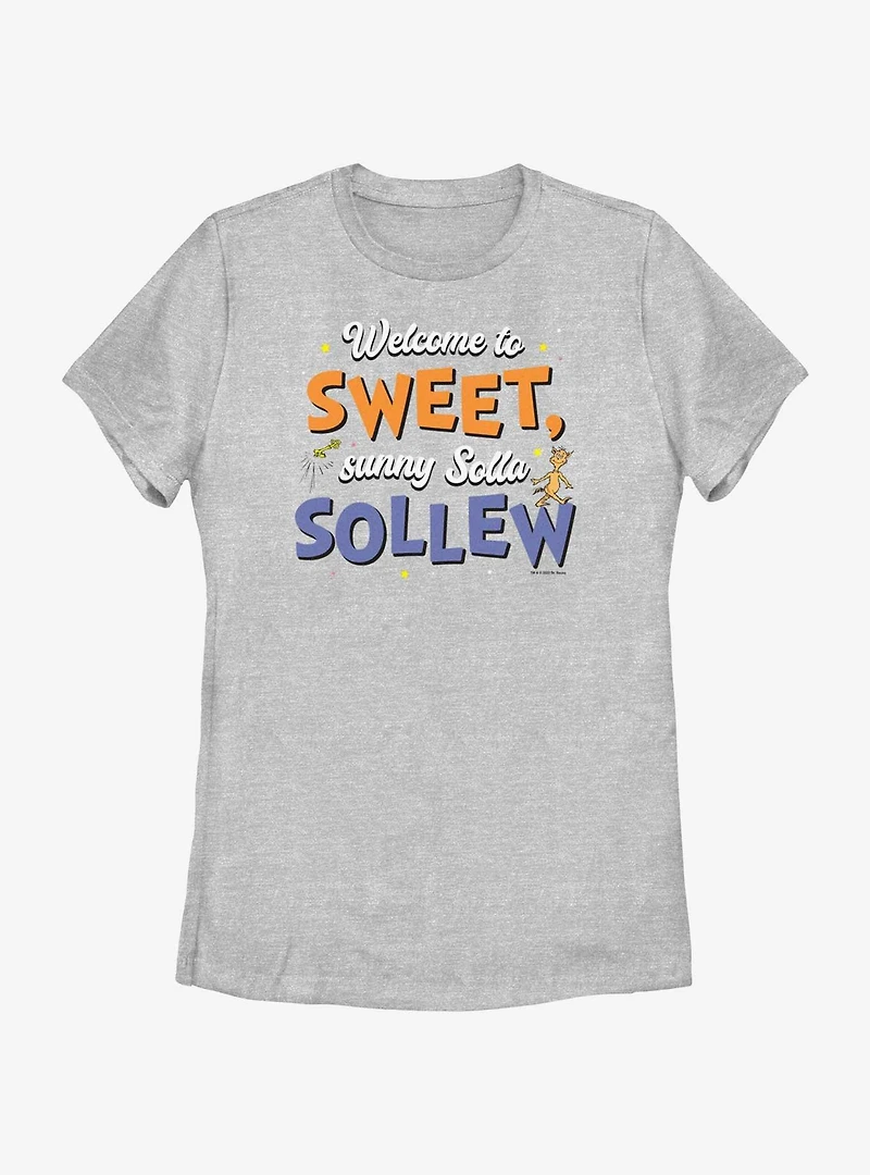 Dr. Seuss's I Had Trouble Getting Into Solla Sollew Welcome To Sweet Sunny Womens T-Shirt