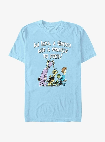 Dr. Seuss's The Bippolo Seed & Other Lost Stories Ikka Gritch Grickle To Feed T-Shirt