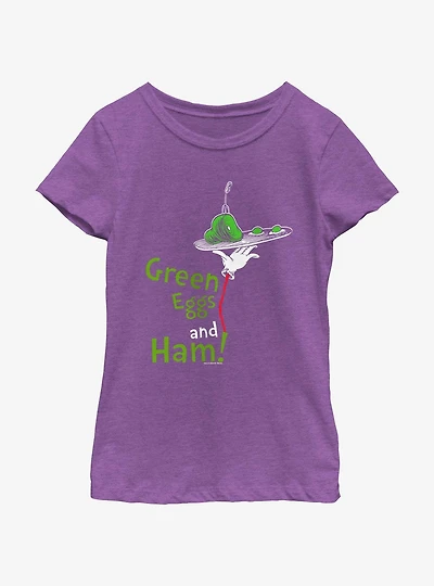 Dr. Seuss's Green Eggs & Ham Youth Girls T-Shirt