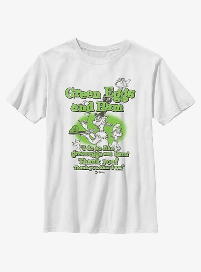 Dr. Seuss's Green Eggs & Ham Thank You Sam Youth T-Shirt