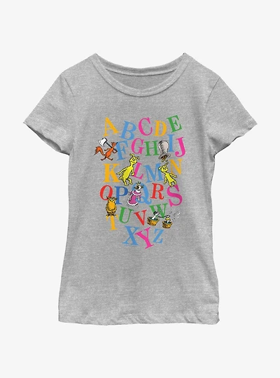 Dr. Seuss's Abc Alphabet Youth Girls T-Shirt
