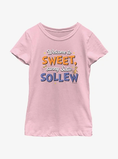 Dr. Seuss's I Had Trouble Getting Into Solla Sollew Welcome To Sweet Sunny Youth Girls T-Shirt