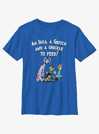 Dr. Seuss's The Bippolo Seed & Other Lost Stories Ikka Gritch Grickle To Feed Youth T-Shirt