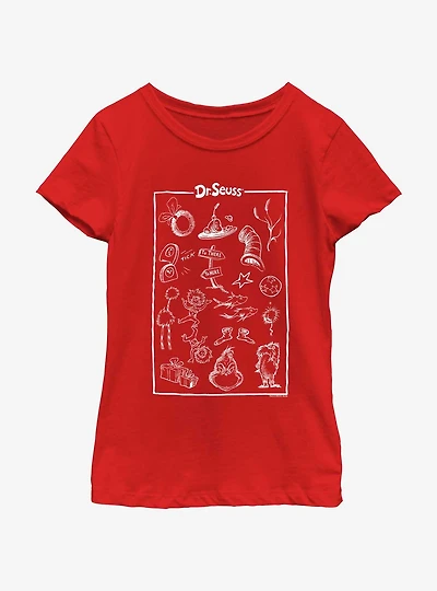 Dr. Seuss Collection Youth Girls T-Shirt