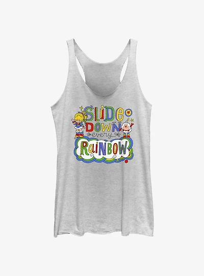 Rainbow Brite Slide Down Every Rainbow Girls Tank