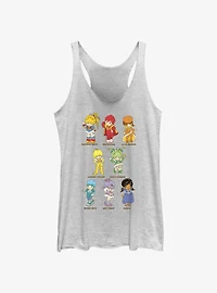 Rainbow Brite Friends Womens Tank Top