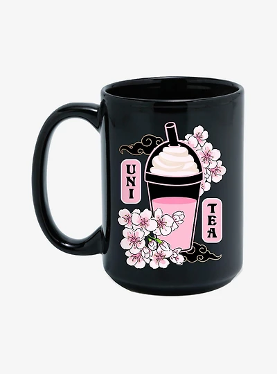 Cherry Blossom Uni Tea 15oz Mug