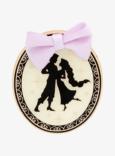 Loungefly Disney Tangled Rapunzel & Flynn Silhouette Enamel Pin - BoxLunch Exclusive