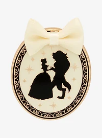 Loungefly Disney Beauty and the Beast Belle & Beast Silhouette Enamel Pin - BoxLunch Exclusive
