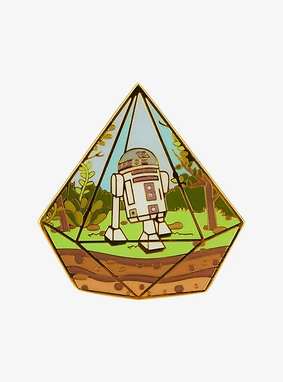 Lounegfly Star Wars R2-D2 Terrarium Enamel Pin — BoxLunch Exclusive