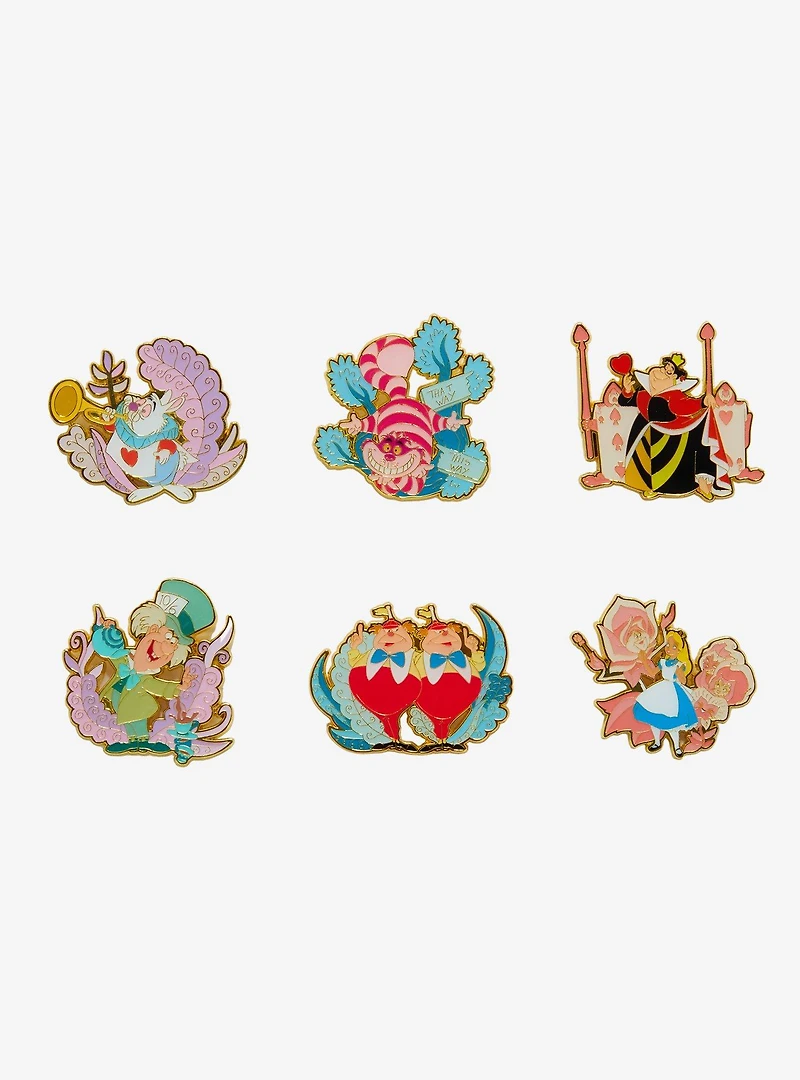 Loungefly Disney Alice in Wonderland Characters Blind Box Enamel Pin - BoxLunch Exclusive