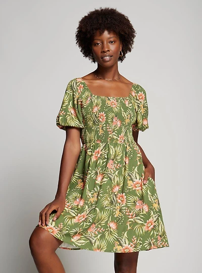 Disney The Lion King Timon, Pumbaa, and Simba Smock Dress — BoxLunch Exclusive