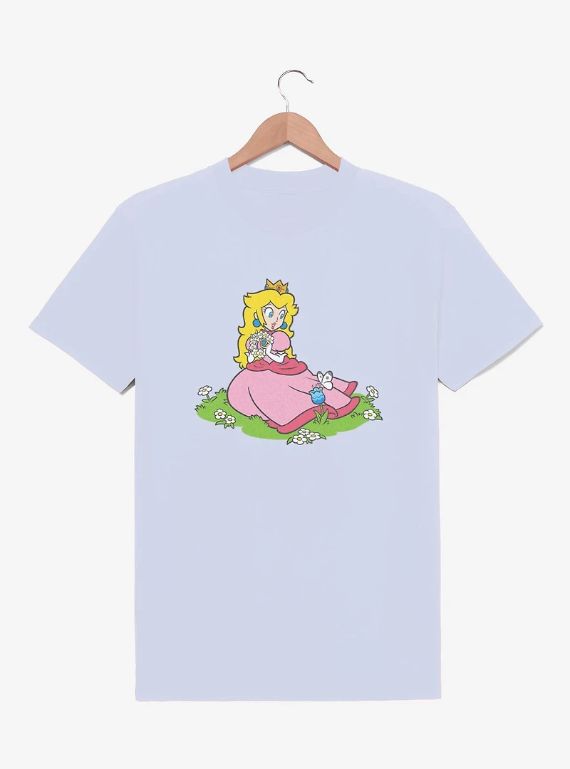 Nintendo Peach And A Butterfly T-Shirt