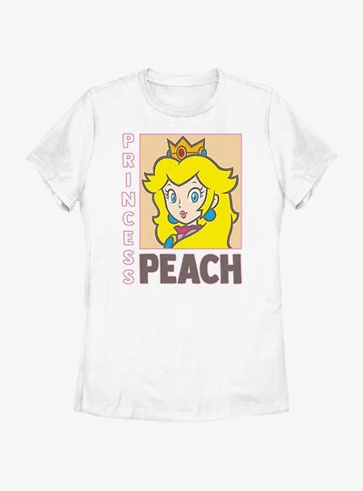 Nintendo Princess Peach Poster Womens T-Shirt