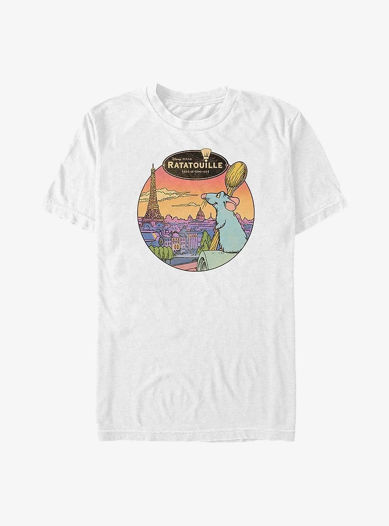 Disney Pixar Ratatouille Le Rat Parisian Big & Tall T-Shirt
