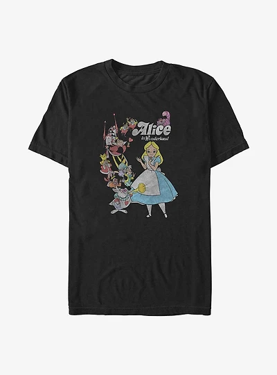 Disney Alice in Wonderland Group Big & Tall T-Shirt