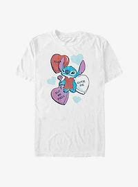 Disney Lilo & Stitch Valentine Hearts Big & Tall T-Shirt