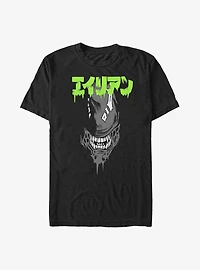 Alien Big Face Kanji Big & Tall T-Shirt