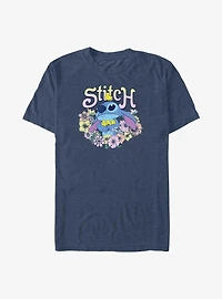 Disney Lilo & Stitch Spring Flowers Big & Tall T-Shirt