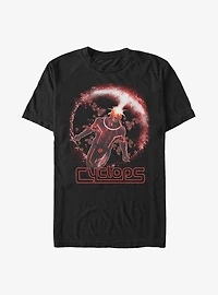 X-Men Cyclops Circle Big & Tall T-Shirt