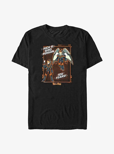 Rick and Morty Rick And Bird Person Big & Tall T-Shirt