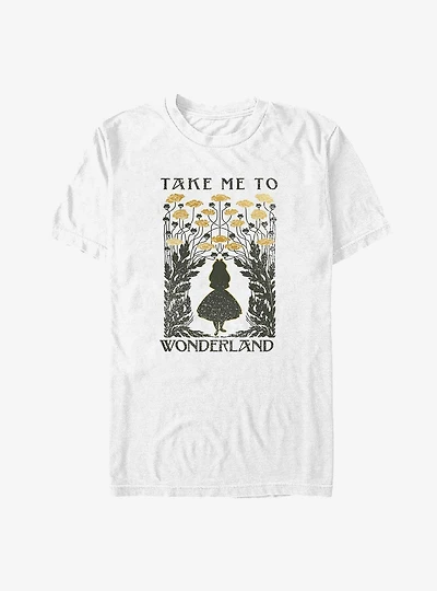 Disney Alice in Wonderland Flower Path Big & Tall T-Shirt