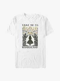 Disney Alice in Wonderland Flower Path Big & Tall T-Shirt