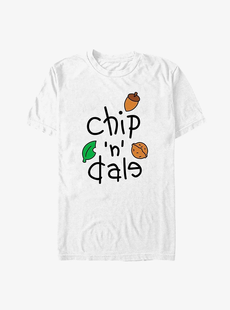 Disney Chip 'n' Dale Text Logo Big & Tall T-Shirt