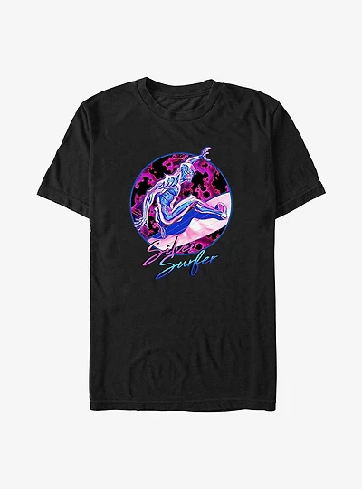 Marvel Fantastic Four Silver Surfer 90's Vibe Big & Tall T-Shirt