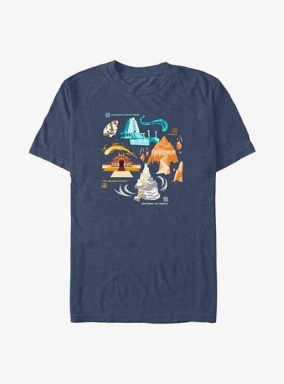 Avatar: The Last Airbender The Nations Big & Tall T-Shirt