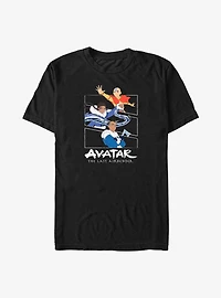 Avatar: The Last Airbender Aang Katara and Sokka Big & Tall T-Shirt