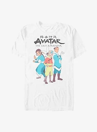 Avatar: The Last Airbender Original Gaang Katara Aang and Sokka Big & Tall T-Shirt
