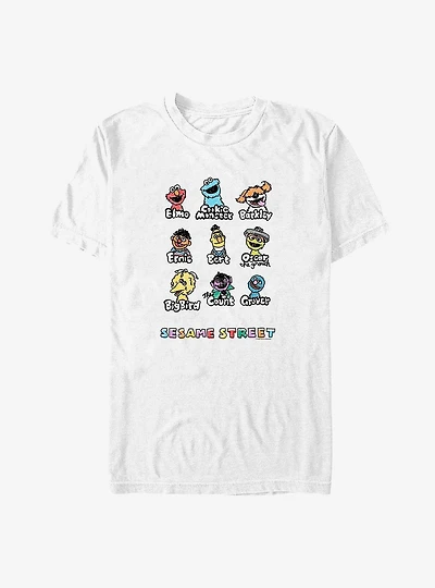 Sesame Street Friends Lineup Big & Tall T-Shirt