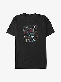 Disney The Haunted Mansion Mansion Map Big & Tall T-Shirt