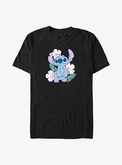 Disney Lilo & Stitch Flower Set Big Tall T-Shirt