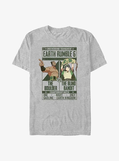 Avatar: The Last Airbender Boulder vs Blind Bandit Big & Tall T-Shirt