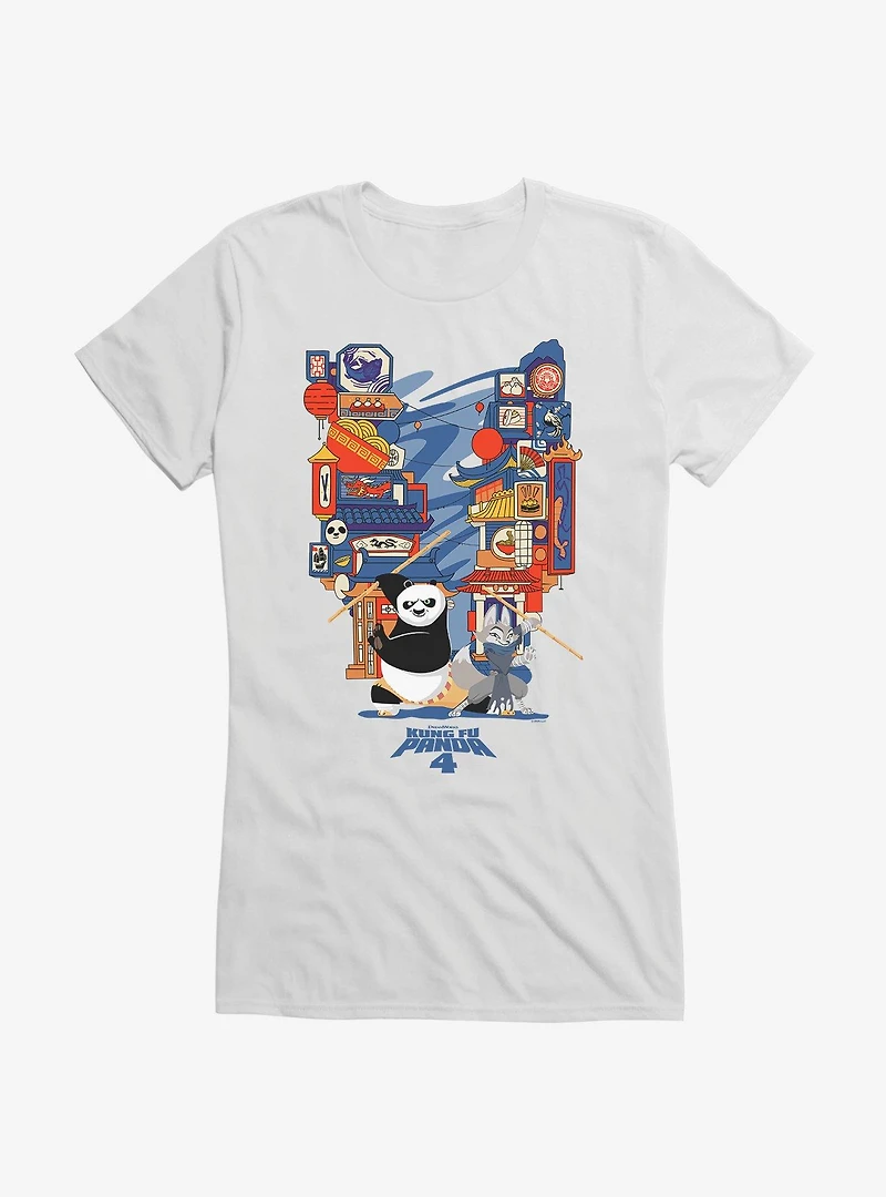 Kung Fu Panda 4 The Big City Girls T-Shirt
