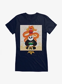 Kung Fu Panda 4 Noodles Girls T-Shirt